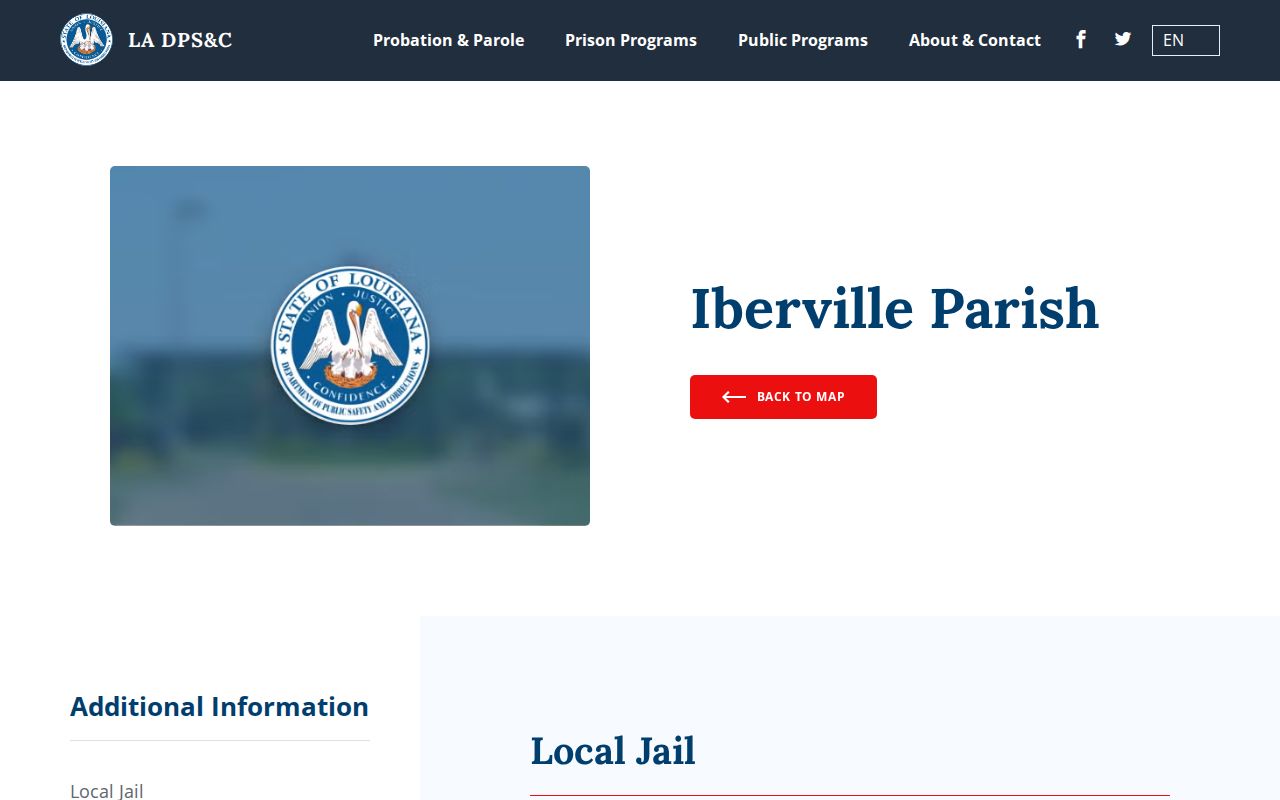 Iberville Parish arrest lookup official jail contact listing