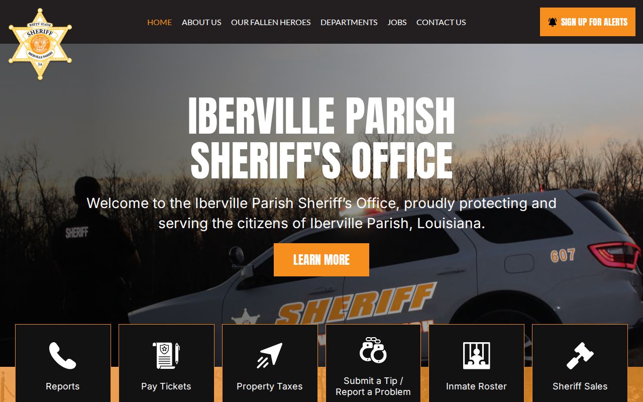 Iberville Parish Sheriff inmate and recent arrest app